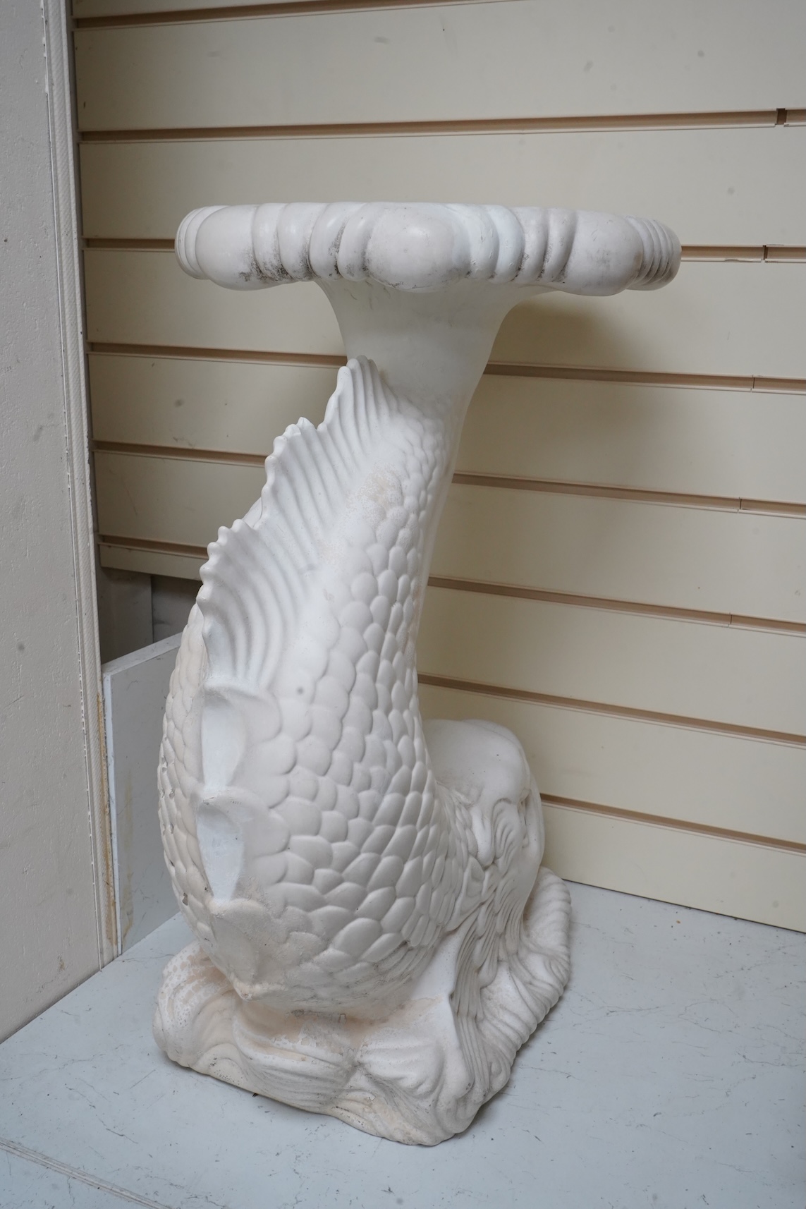 A mixed collection of European studio pottery to include a collection of four tall Italian candlesticks, tallest 58cm, two stoneware plates and a tureen and cover, etc.